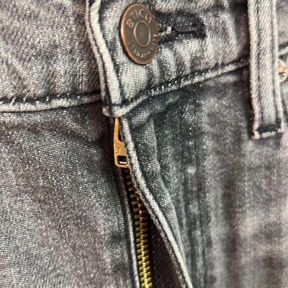 Etica Scarlet Mid rise slim jeans in desert willow (gray). NWT size 24 - Picture 4 of 16